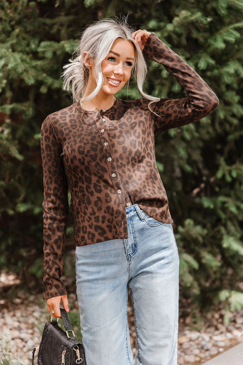 ***PRE-ORDER*** Ampersand Button Front Long Sleeve Lulu - Roam Wild