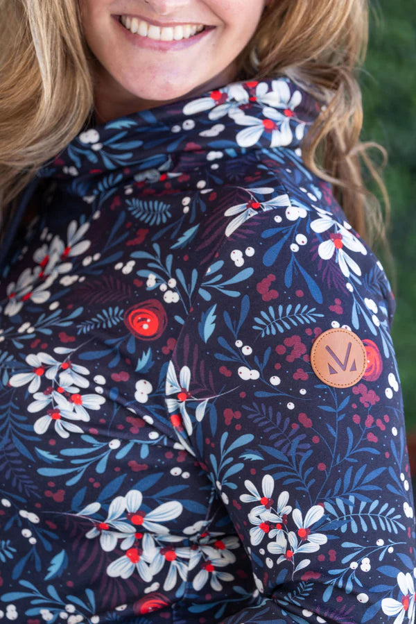 Michelle Mae Soft Funnel Neck - Christmas Berry