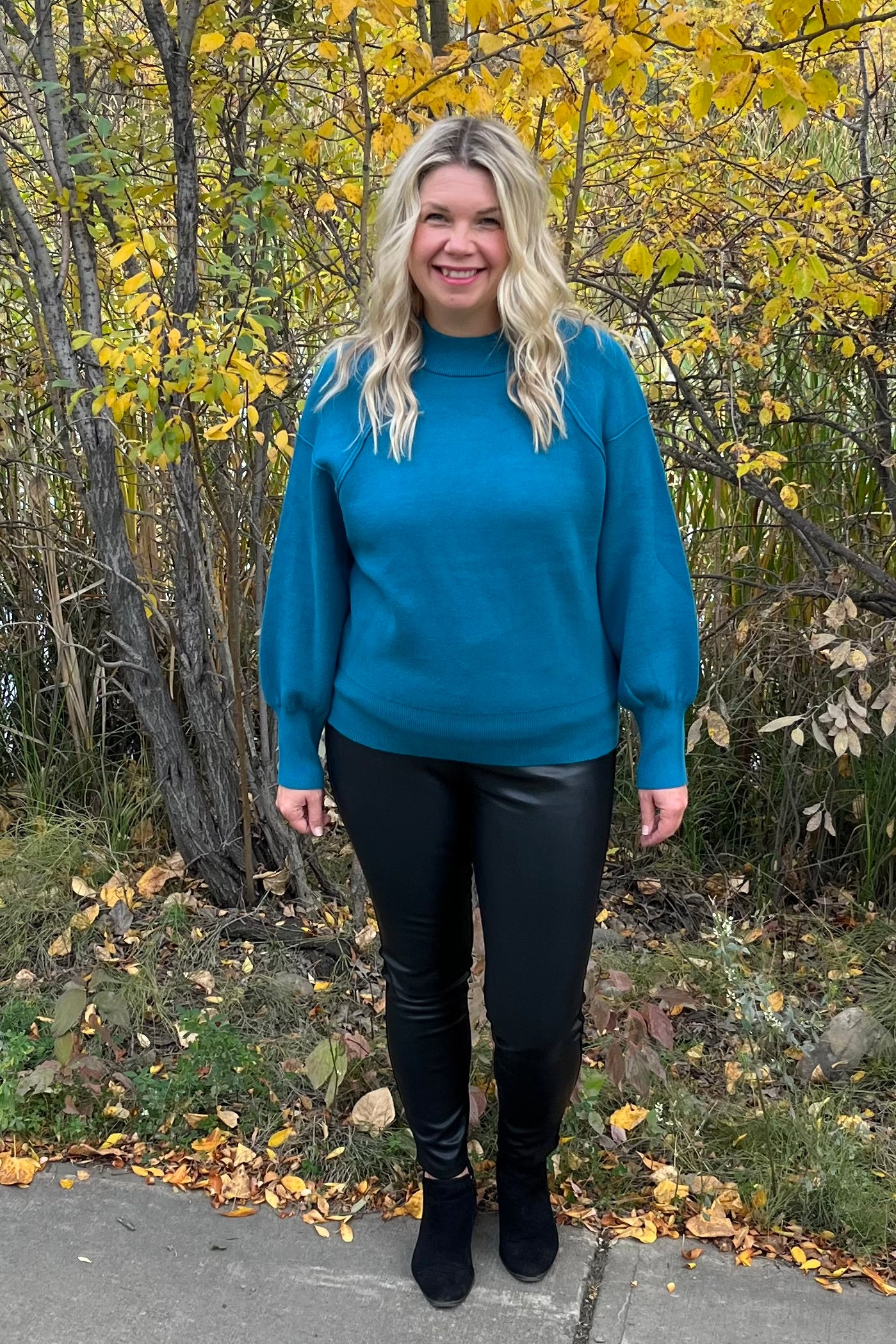 Aurelia Sweater - Teal