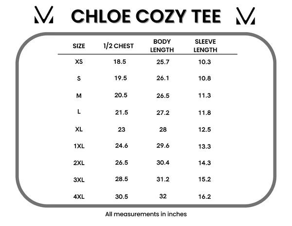 Michelle Mae "Chloe" Cozy Tee - Royal Blue