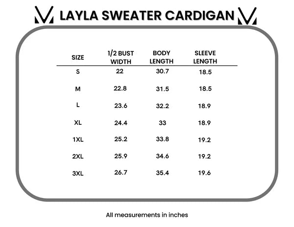 Michelle Mae "Layla" Sweater Cardigan - Grey