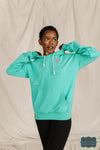 Ampersand University Hoodie - You Are More Than Enough Seafoam Green Tops &amp; Sweaters
