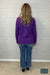 Evelyn Sweater - Purple Tops & Sweaters