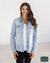 Grace and Lace Stretch Chambray Button Up - Light Wash