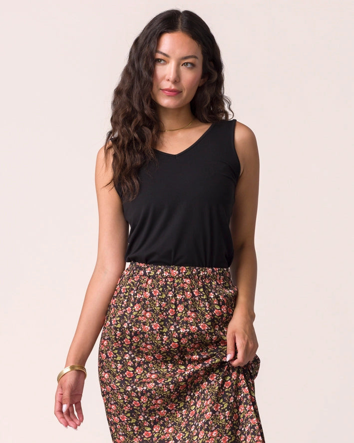 ***PRE-ORDER*** Grace &amp; Lace Reversible Flawless Fit Tank - Black