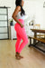 ***PRE-ORDER*** Haley High Waisted Joggers - Neon Pink (Shipping Early April)