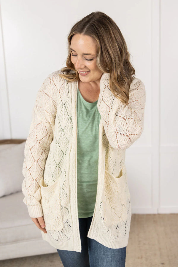 Michelle Mae Classic Cardigan - Fall Vintage Floral