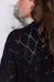 ***PRE-ORDER*** Michelle Mae Open Knit Cardigan - Black