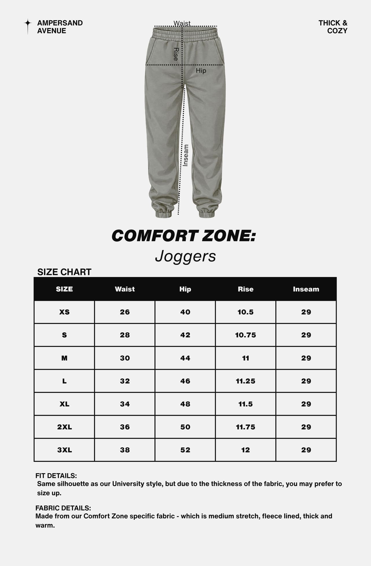 ***PRE-ORDER*** Ampersand Comfort Zone Joggers - Sunbeam Stripe (mid December)