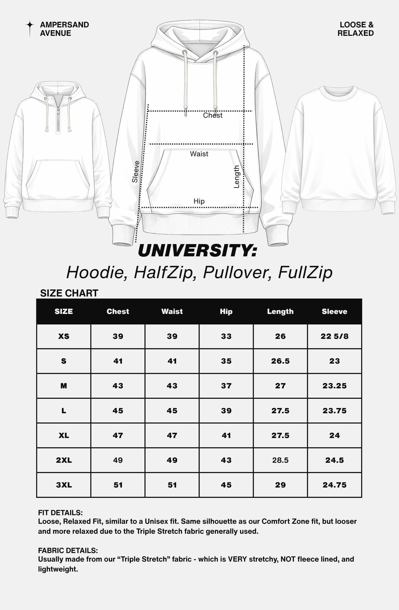 ***PRE-ORDER*** Ampersand University Hoodie - University Hoodie - Hidden Talent