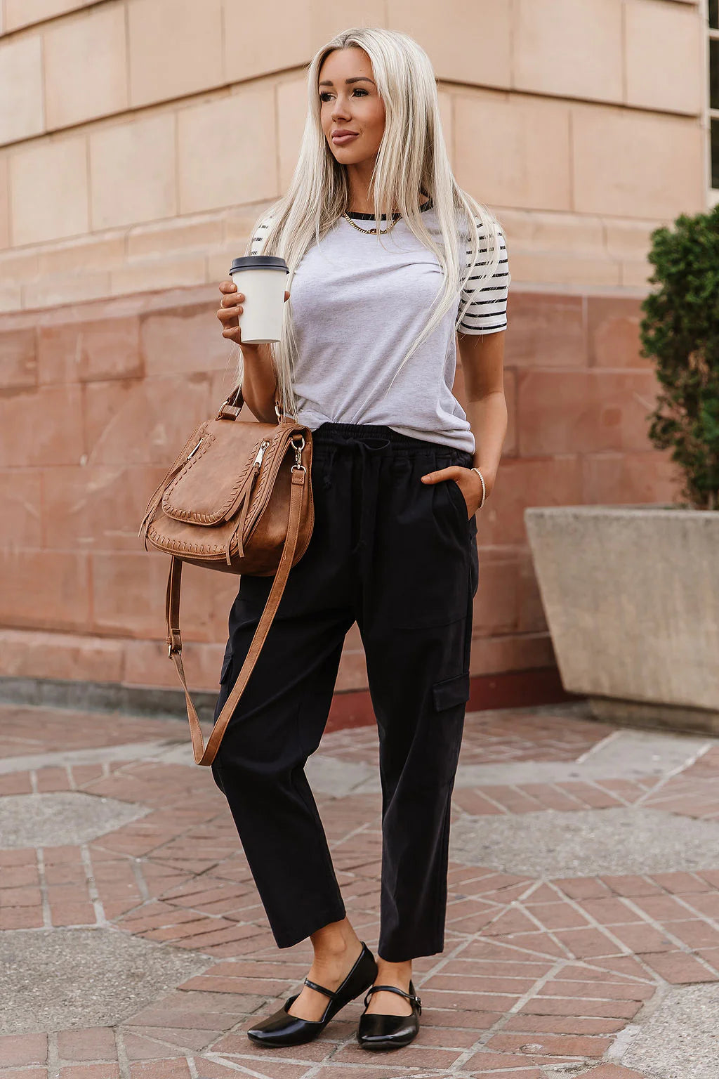 Ampersand Accent Lulu Tee - Carefree Cutie