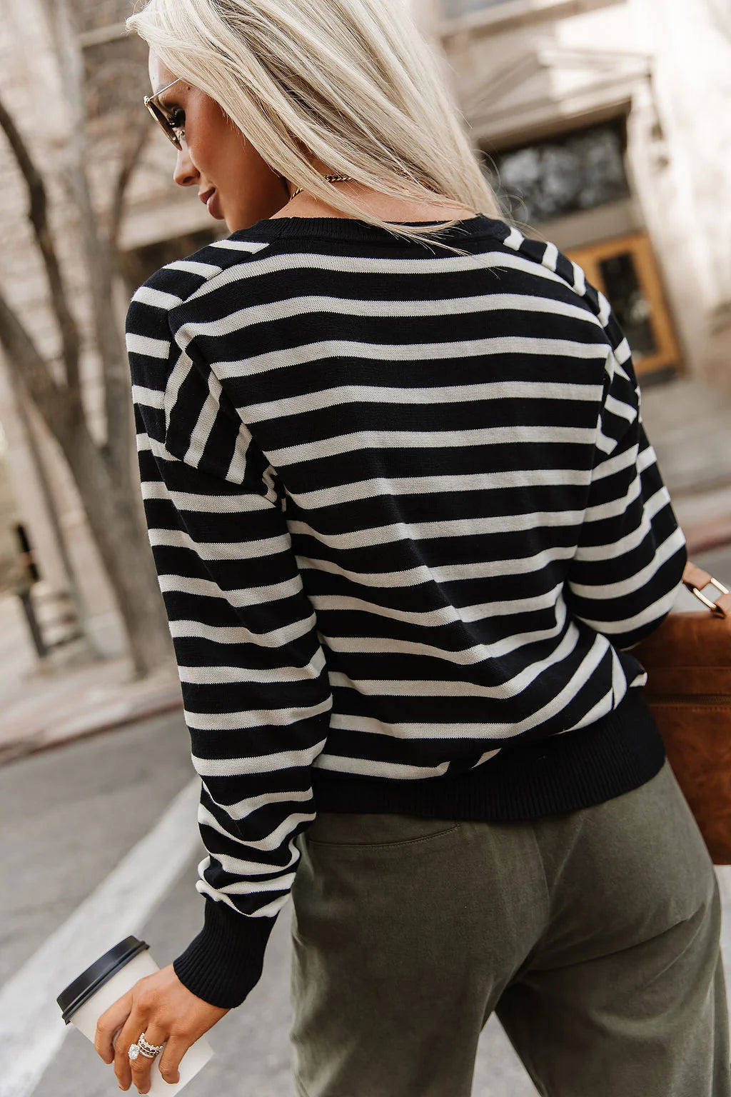 Ampersand It Girl Stripe Sweater