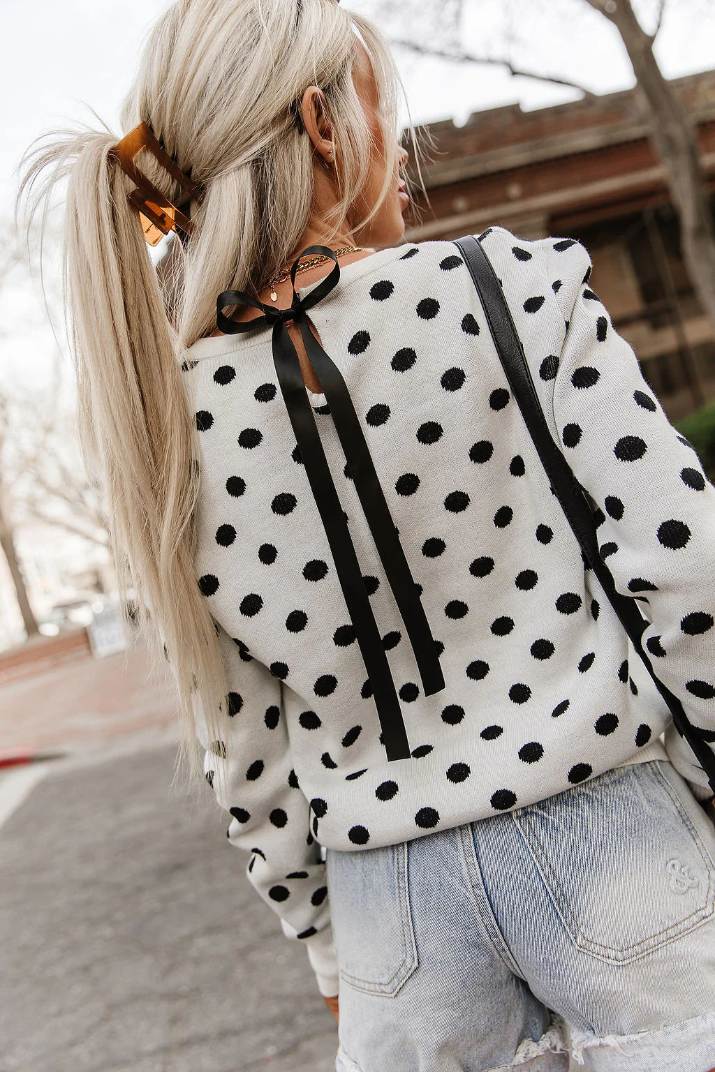 ***PRE-ORDER*** Ampersand Sweet Spot Bow Back Sweater