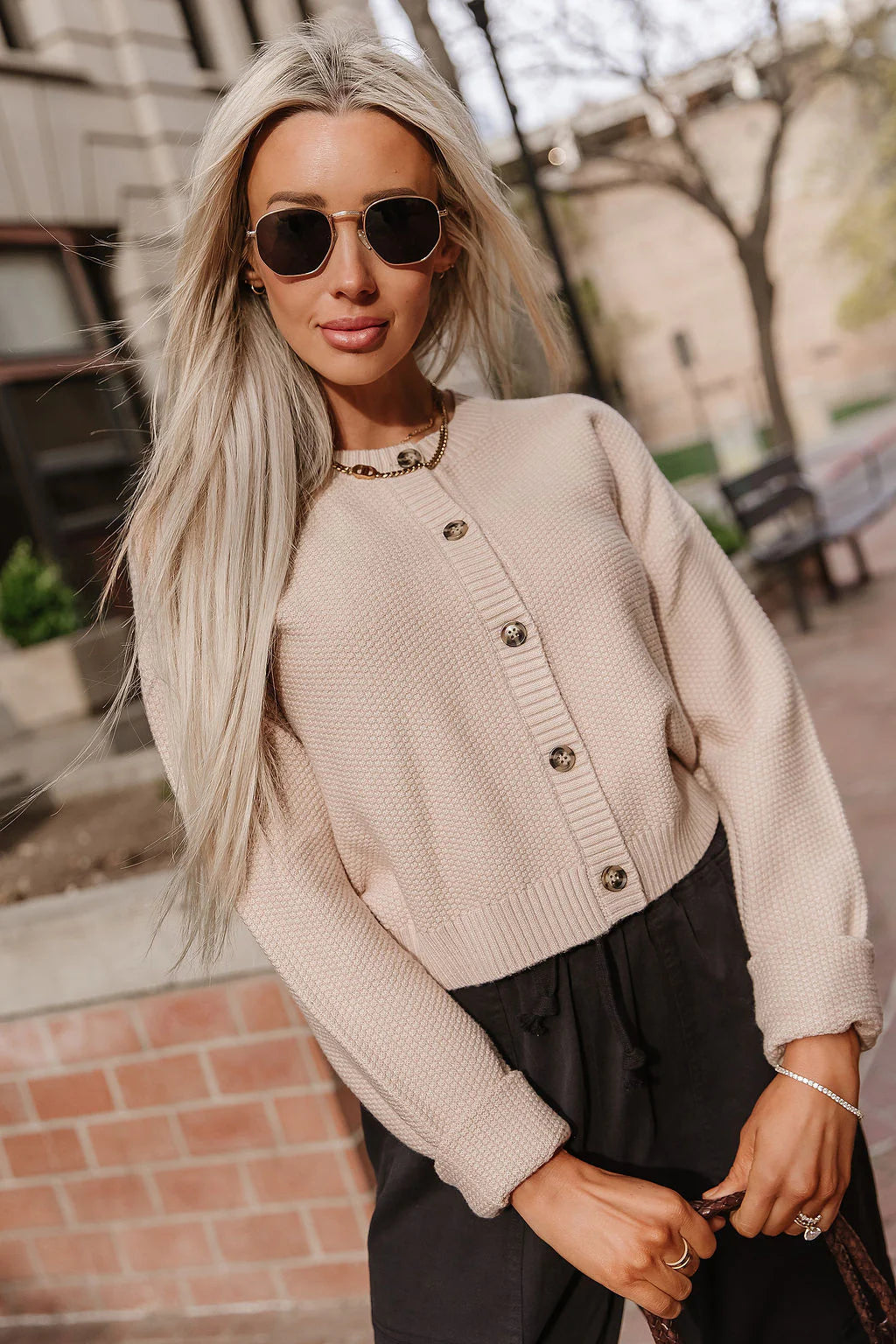 ***PRE-ORDER*** Ampersand Cloud Knit Cardigan - Chai