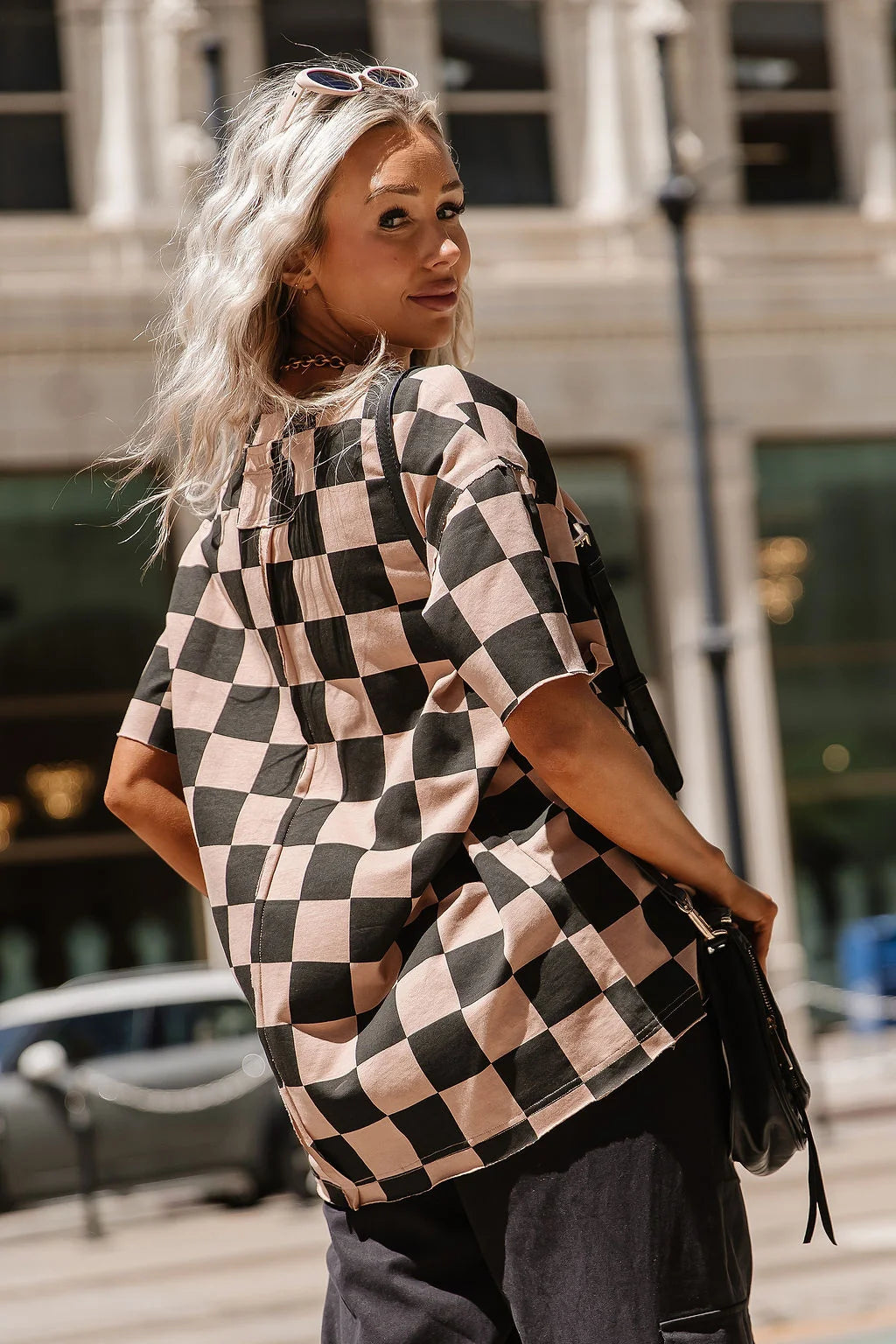 ***PRE-ORDER*** Ampersand Boyfriend Tee - Checkmate