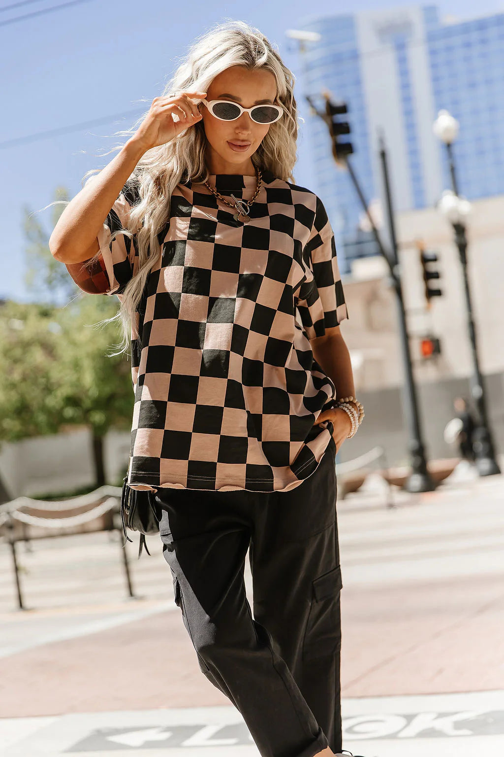 ***PRE-ORDER*** Ampersand Boyfriend Tee - Checkmate