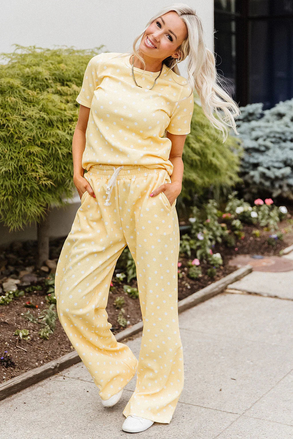 ***PRE-ORDER*** Ampersand Waffle 24/7 Pant - Lemon Drop (shipping early August)