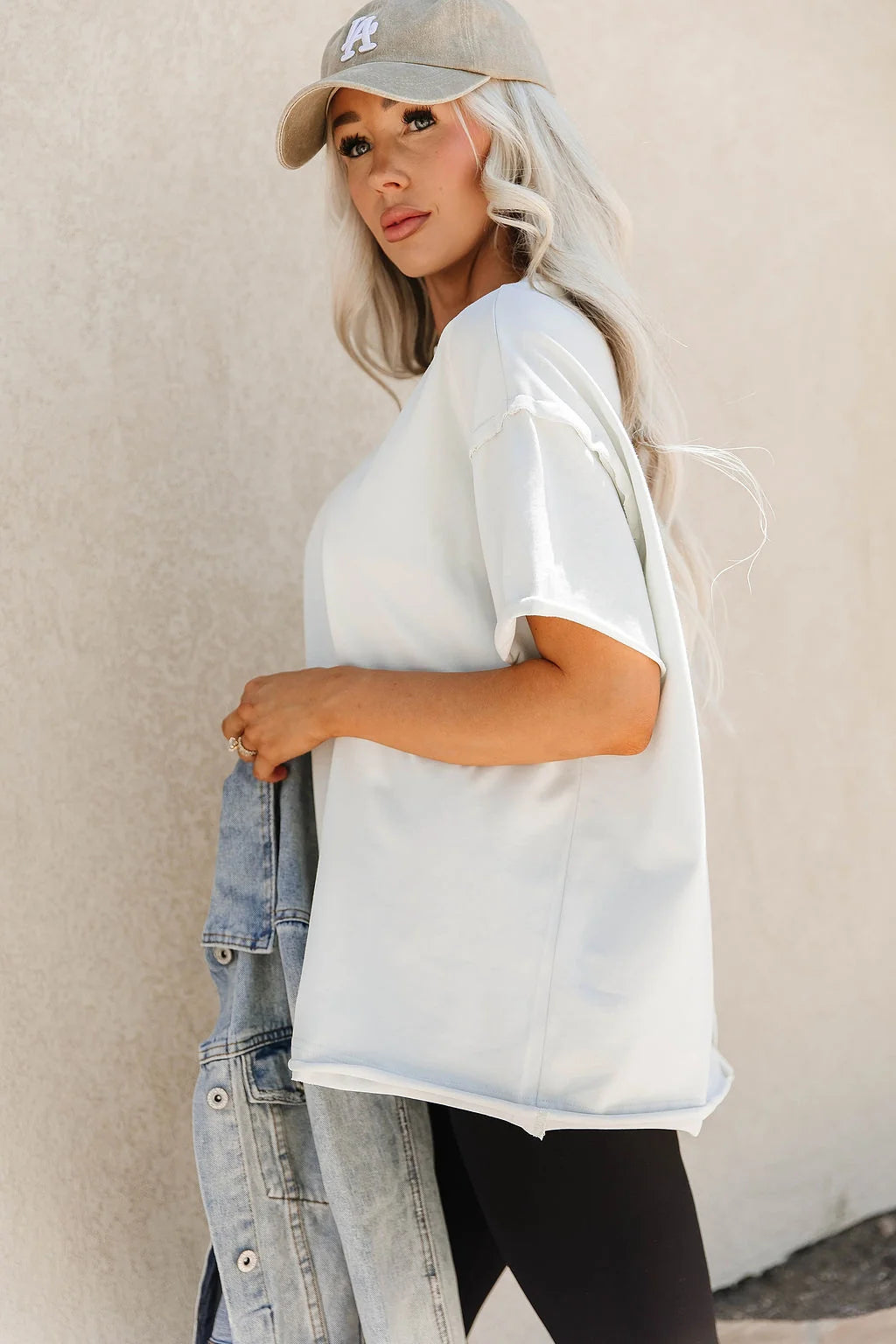 ***PRE-ORDER*** Ampersand  Boyfriend Tee - Cashmere (shipping mid December)