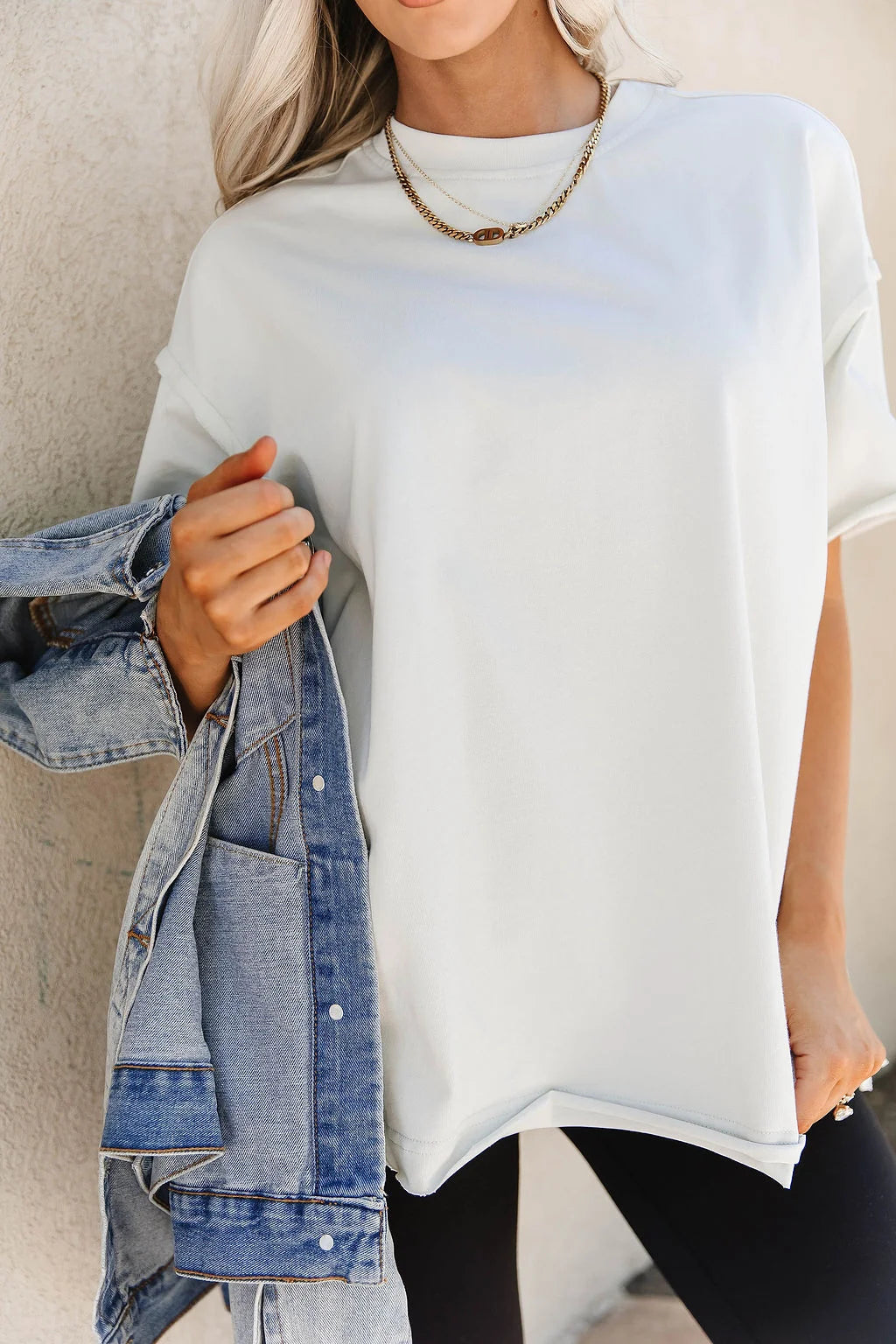 ***PRE-ORDER*** Ampersand  Boyfriend Tee - Cashmere (shipping mid December)
