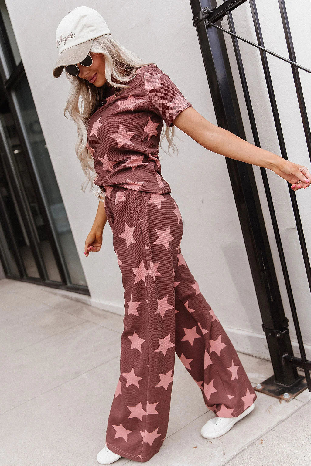 Ampersand Waffle Lulu Tee - Starstruck