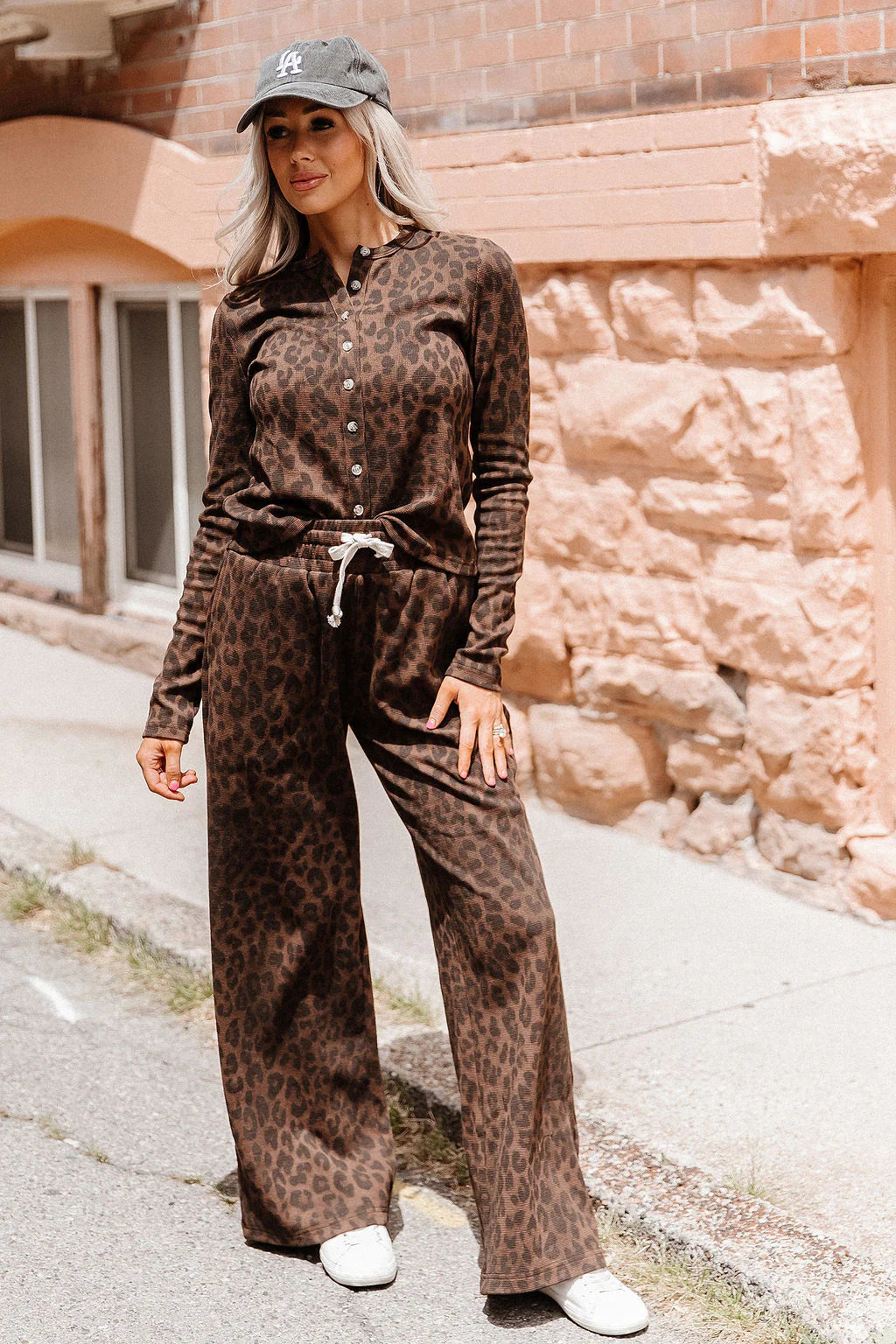 ***PRE-ORDER*** Ampersand Button Front Long Sleeve Lulu - Roam Wild