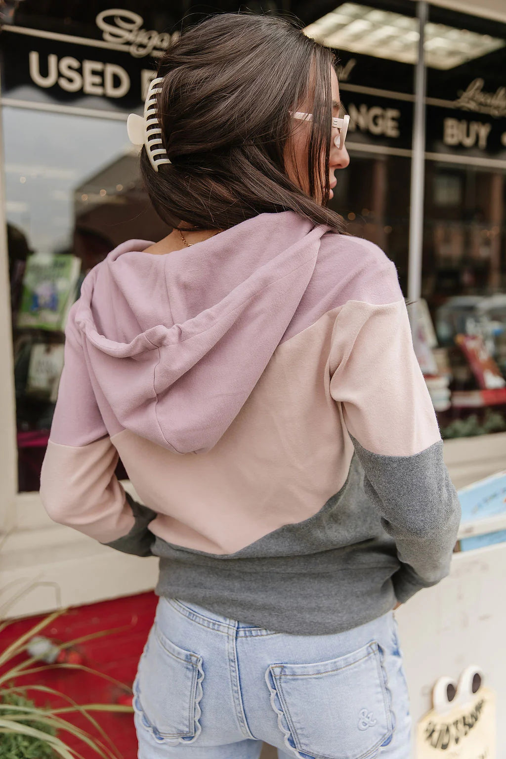 ***PRE-ORDER*** Ampersand FullZip Sweatshirt -Rosie Glow