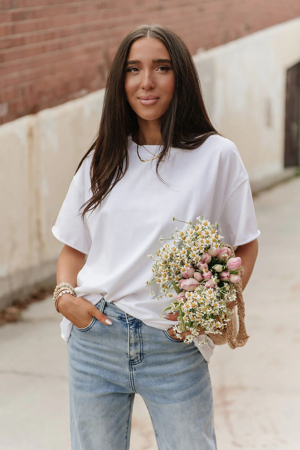 ***PRE-ORDER*** Ampersand Boyfriend Tee - White