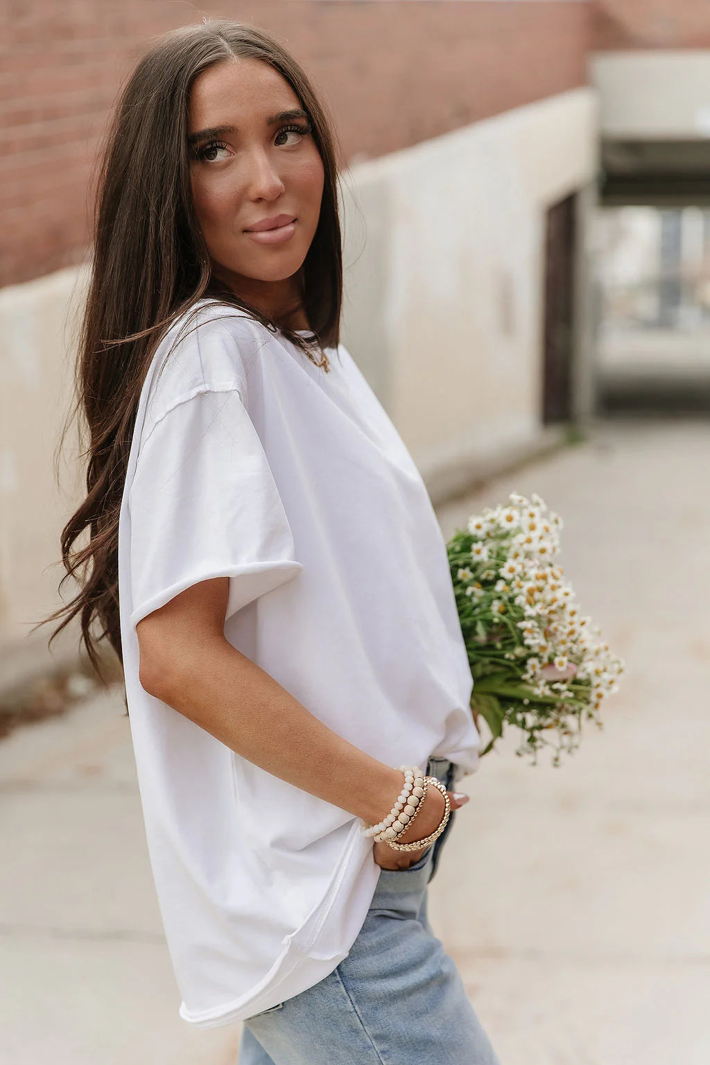 ***PRE-ORDER*** Ampersand Boyfriend Tee - White