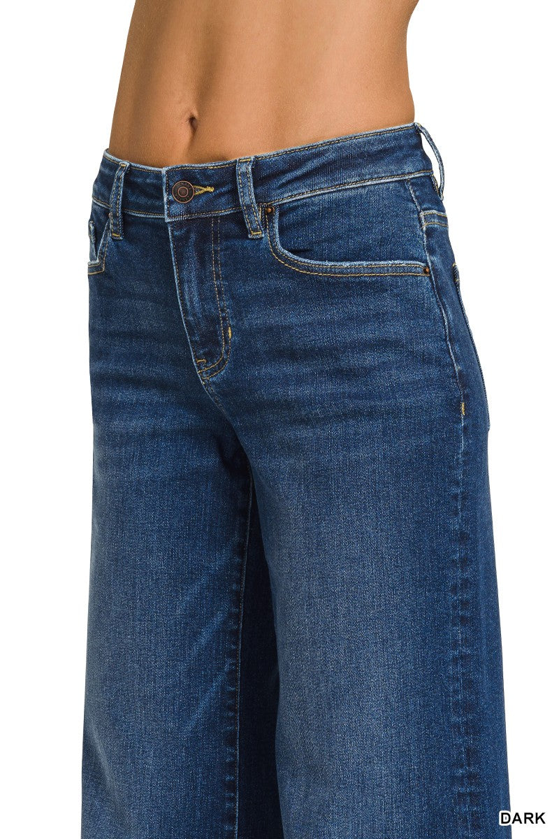 Joss Wide Leg Denim - Dark Wash