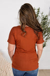 Michelle Mae Chloe Cozy Tee - Rust