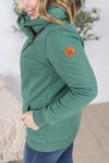 ***PRE-ORDER*** Michelle Mae &quot;Quinn&quot; Zip Up Cowl - Fern