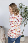 Michelle Mae &quot;Blair&quot; Long Sleeve Top - Autumn Floral