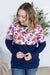 Michelle Mae "Natalie" Pullover - Autumn Purple Abstract and Navy