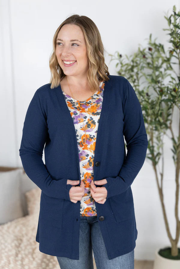 Michelle Mae "Cori" Cardigan - Navy