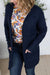 Michelle Mae "Madison" Cozy Cardigan - Dark Navy