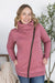 ***PRE-ORDER*** Michelle Mae "Quinn" Zip Up Cowl - Mulberry