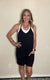 Becky Short Romper - Black