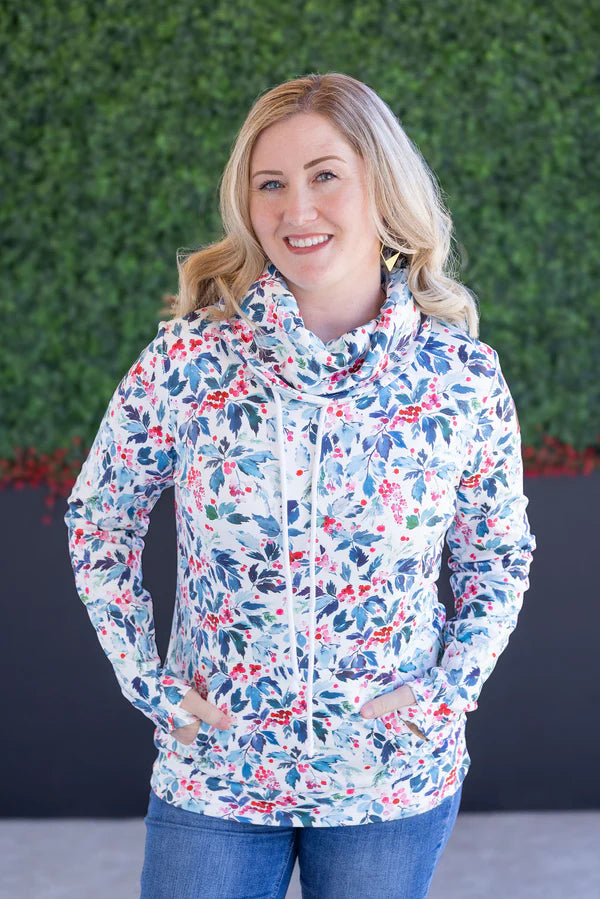 ***PRE-ORDER*** Michelle Mae Soft Funnel Neck - Winter Berry