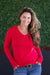 ***PRE-ORDER*** Michelle Mae "Larissa" Long Sleeve - Red