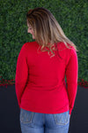 ***PRE-ORDER*** Michelle Mae &quot;Larissa&quot; Long Sleeve - Red