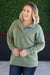 ***PRE-ORDER*** Michelle Mae "Jesse" Vintage Wash Snap Pullover - Olive