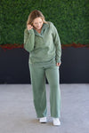 ***PRE-ORDER*** Michelle Mae &quot;Jesse&quot; Vintage Wash Snap Pullover - Olive