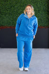 ***PRE-ORDER*** Michelle Mae &quot;Jesse&quot; Vintage Wash Snap Pullover - Winter Blue