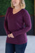 ***PRE-ORDER*** Michelle Mae "Larissa" Long Sleeve - Plum