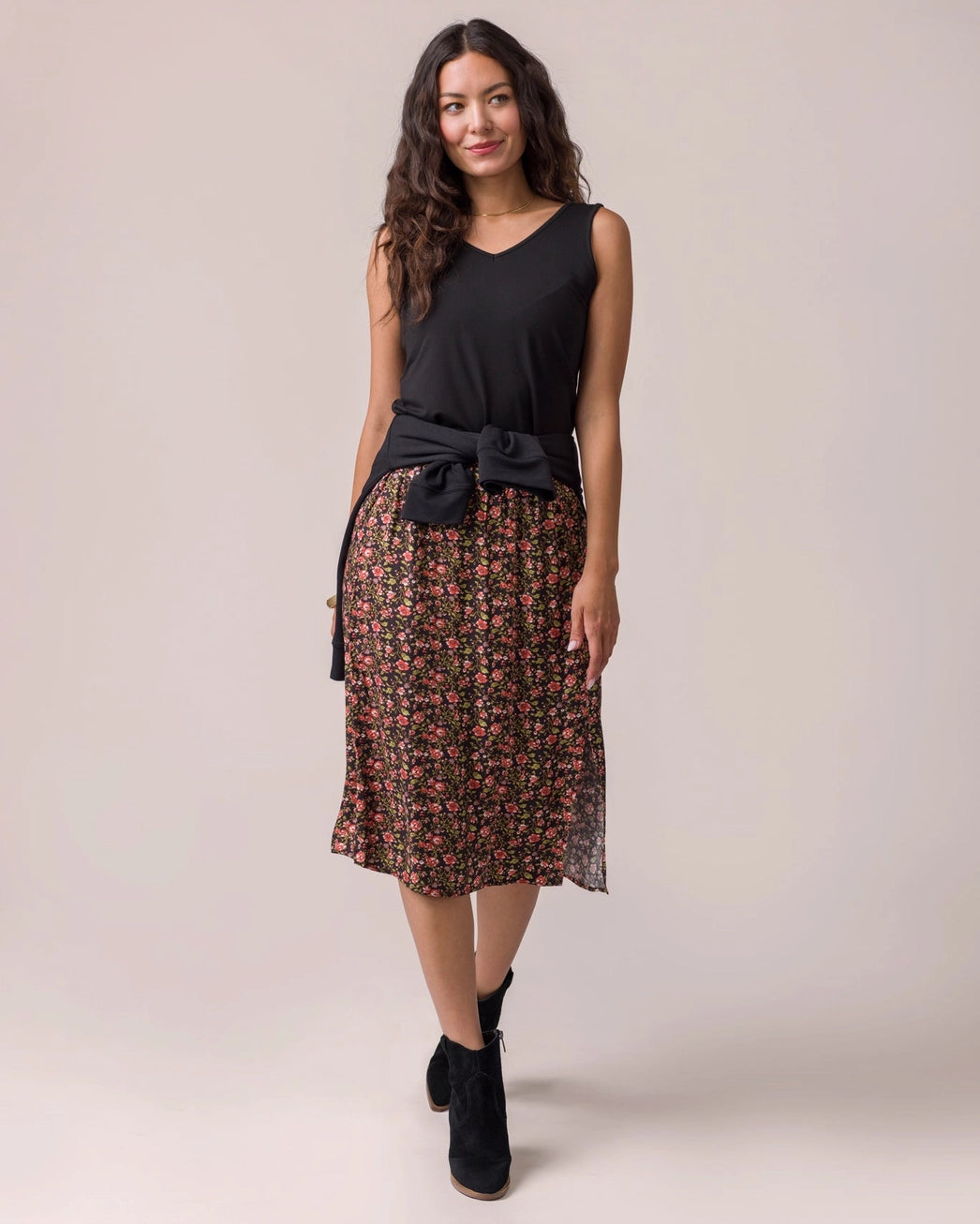 ***PRE-ORDER*** Grace &amp; Lace Reversible Flawless Fit Tank - Black