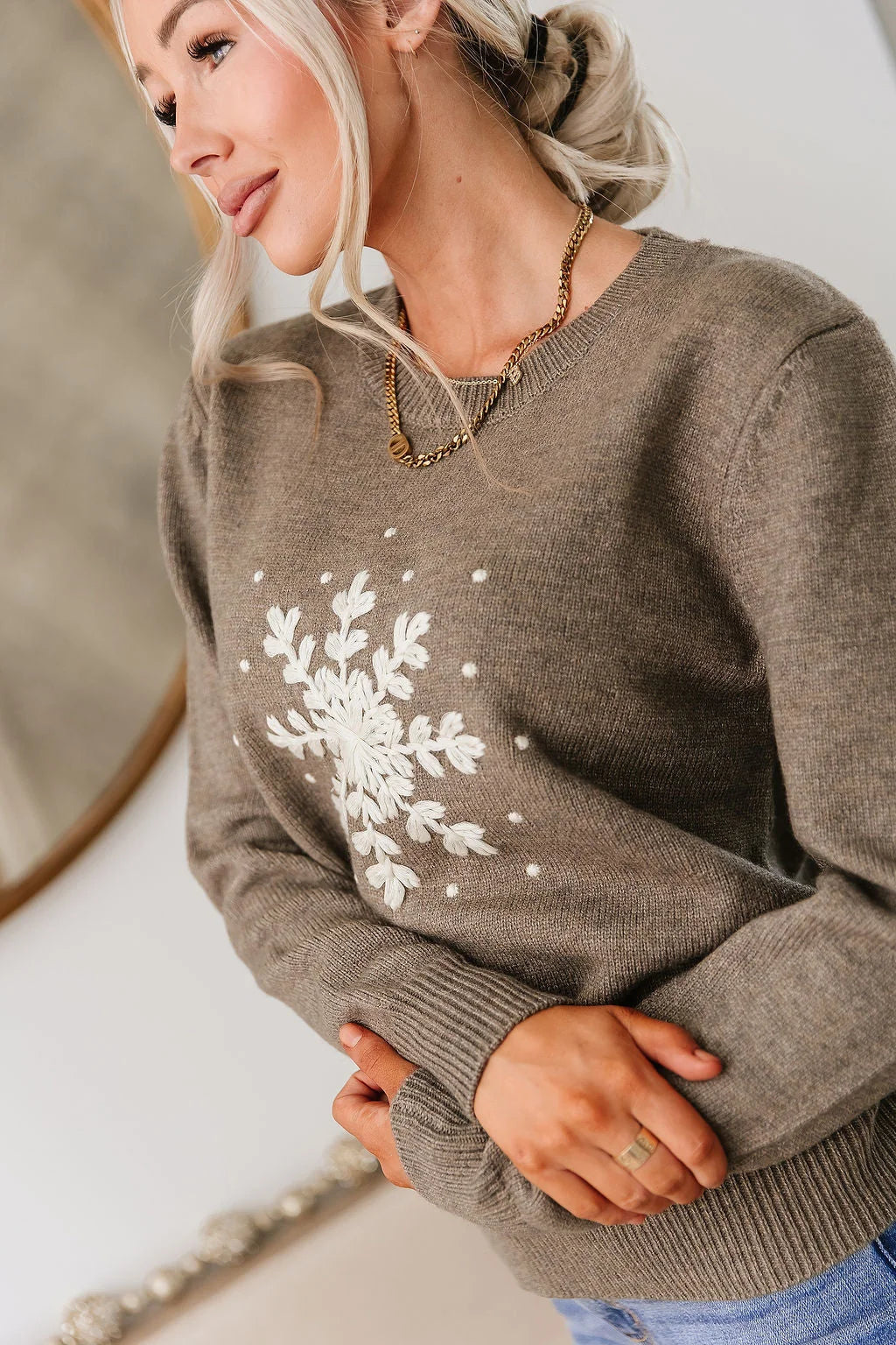 ***PRE-ORDER*** Ampersand Snow Day Sweater