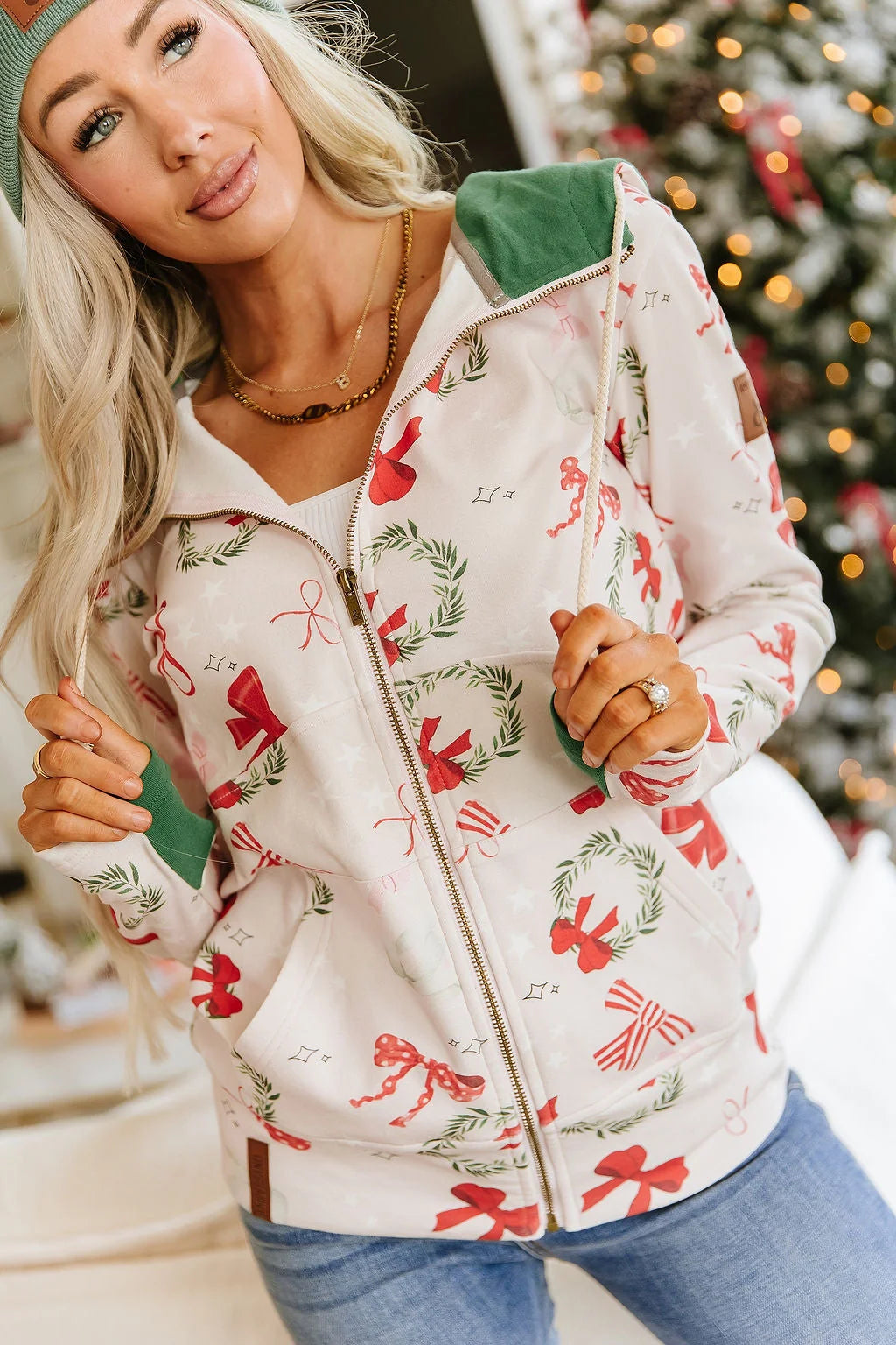 Ampersand FullZip Sweatshirt - Deck The Halls