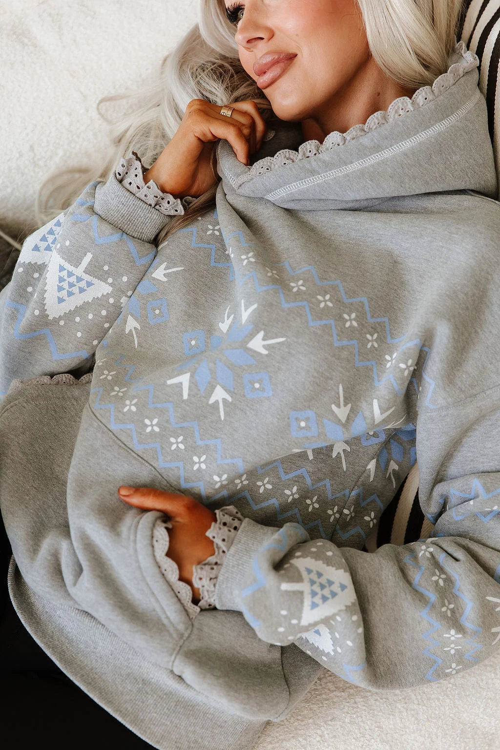***PRE-ORDER*** Ampersand Comfort Zone Hoodie - Snow Much Fun