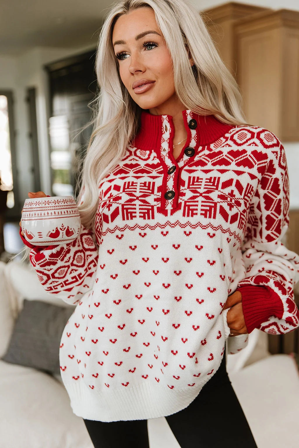 ***PRE-ORDER*** Ampersand Oversized Henley - Mountain Morning