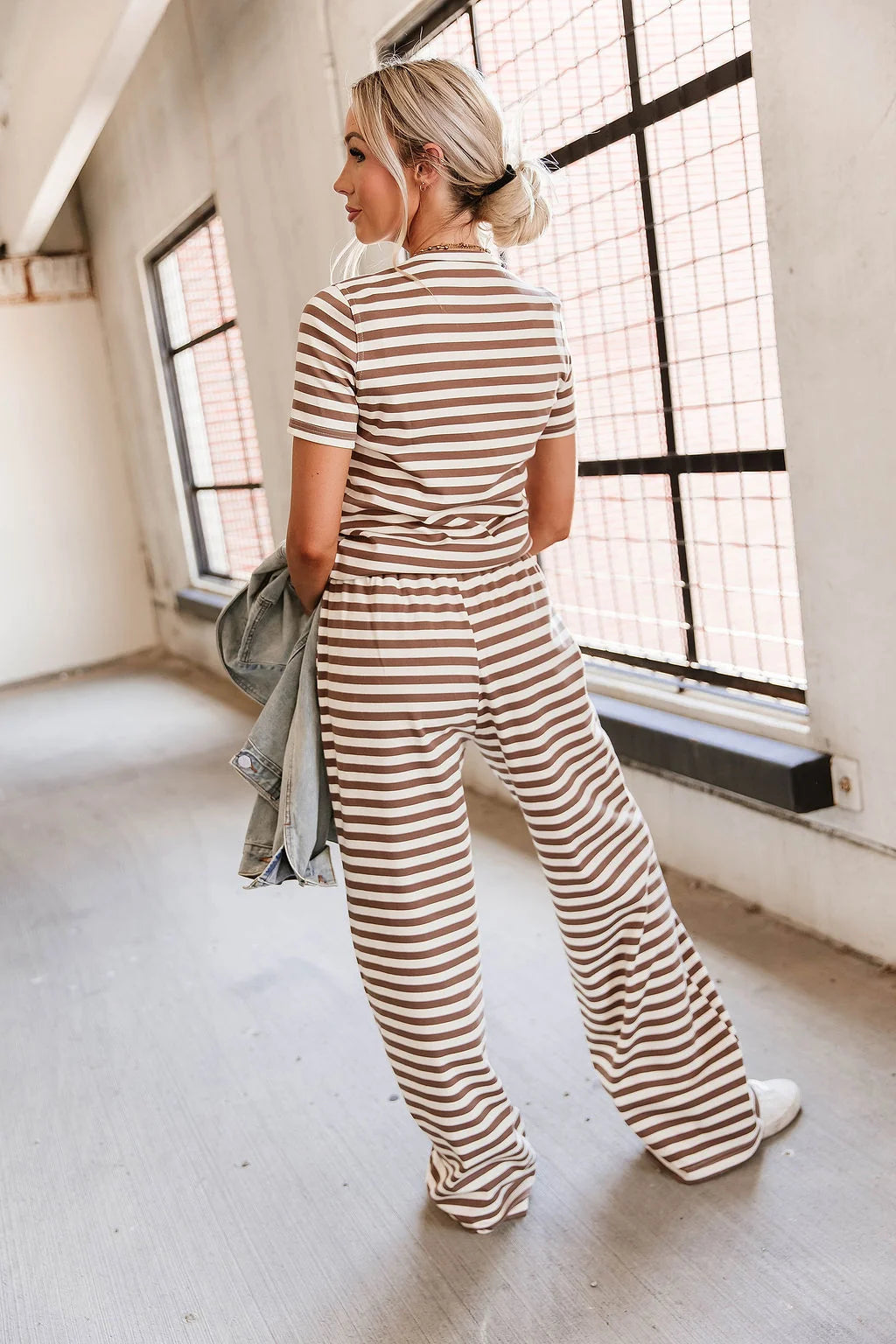 ***PRE-ORDER*** Ampersand Lulu Tee - Coffee Stripe